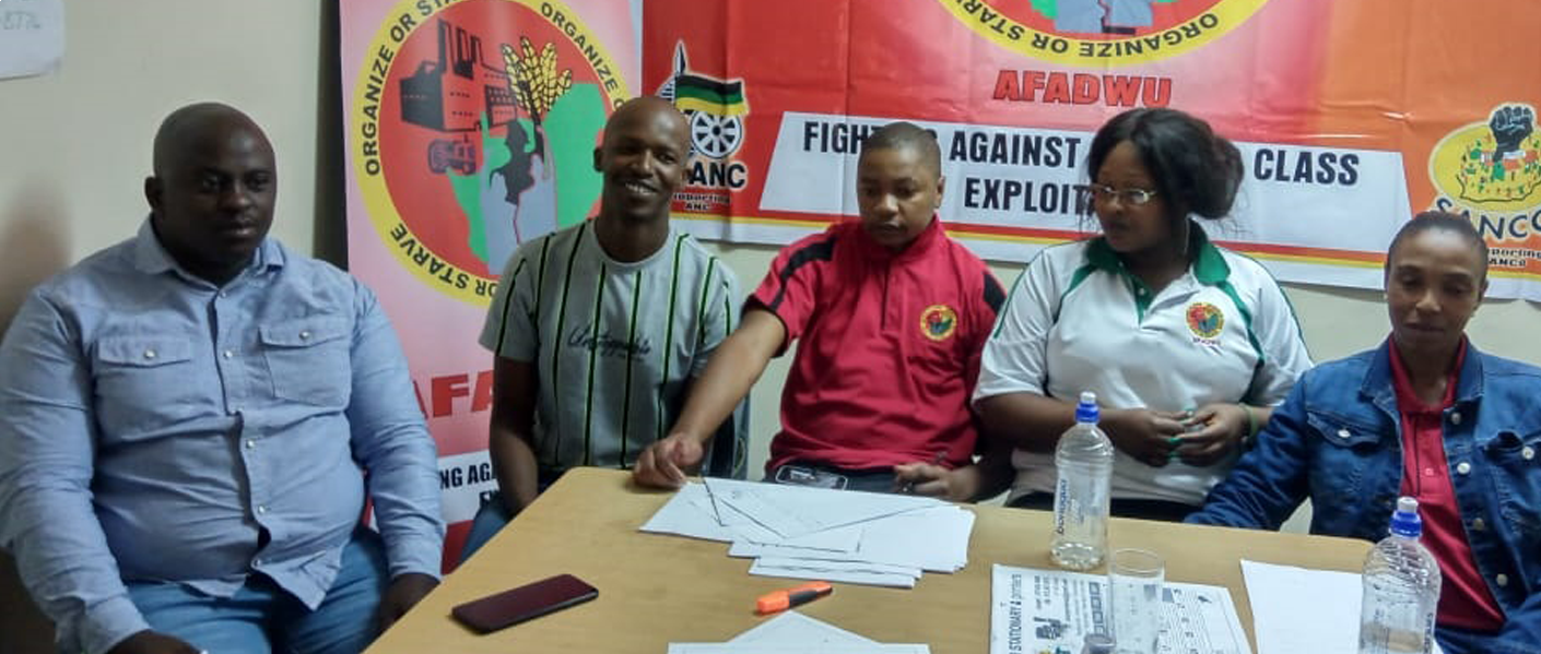 Linda Rathaba has been elected as AFADWU’s first woman chairperson